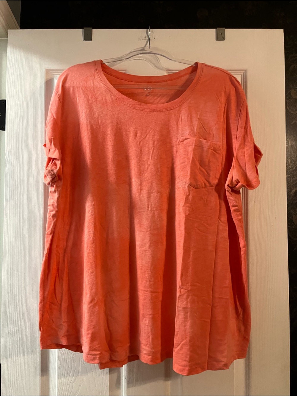 a.n.a Coral Short Sleeve Pocket Tee